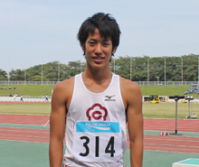 800ｍ1位の北島寛也選手