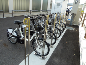 浄水駅隣に設置されたステーション