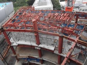 学術ホール進捗状況