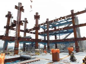 鉄骨建て方①