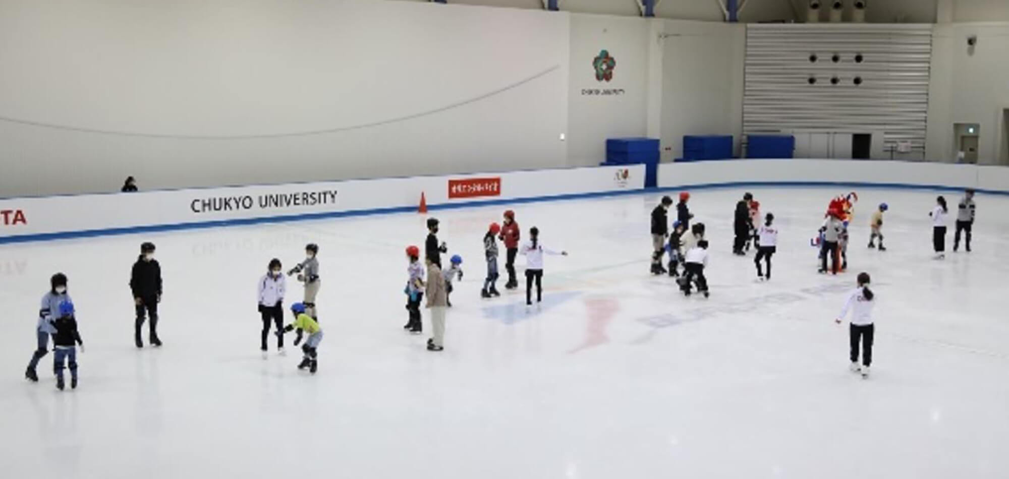 名鉄セカンドスクール「親子で滑ろうスケート教室」を開催