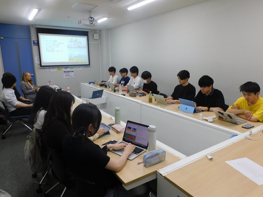 法実践演習Ⅱ（国際関係）の授業風景