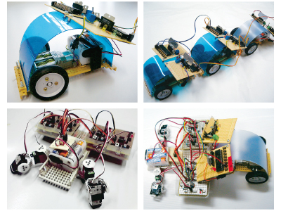 さまざまな形状を持つロボット