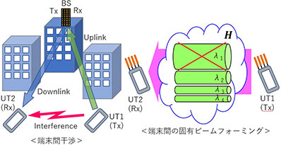 試作したMSM-PD外観と微細構造電極幅/間隔は0.1μm/0.2μm