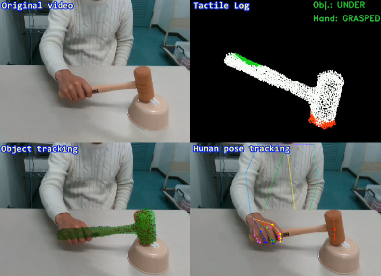 デモンストレーション動作解析による道具の利用方法の理解