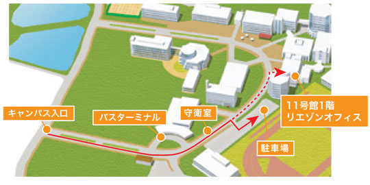 キャンパス地図